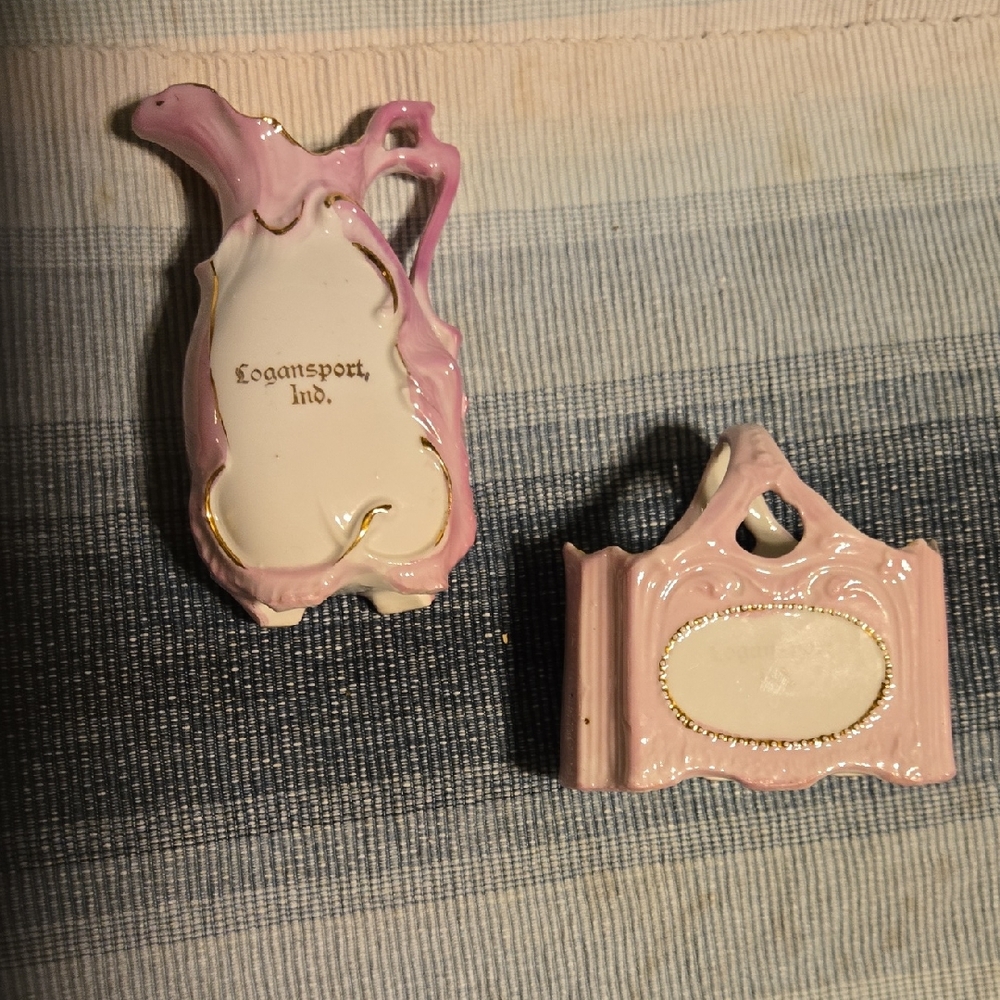 Pink Ceramic Decorative Pieces